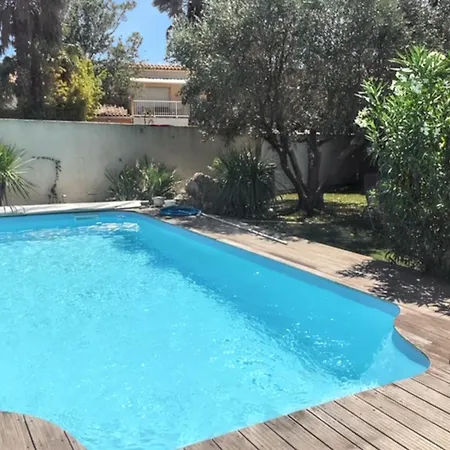 빌라 Charmante A Avec Piscine Privee Et Jardin 아그